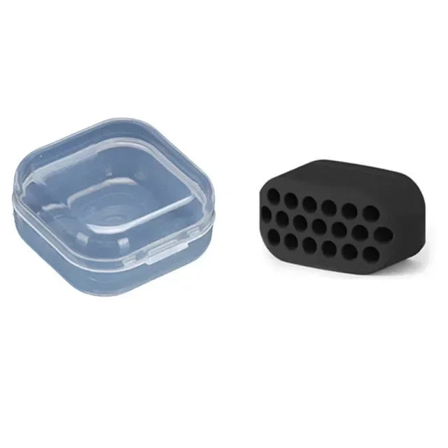 One Set Fitness Face Masseter Facial Pop Go Mouth Jaw Exerciser Muscle Chew Ball Chew Bite Breaker Training with Box