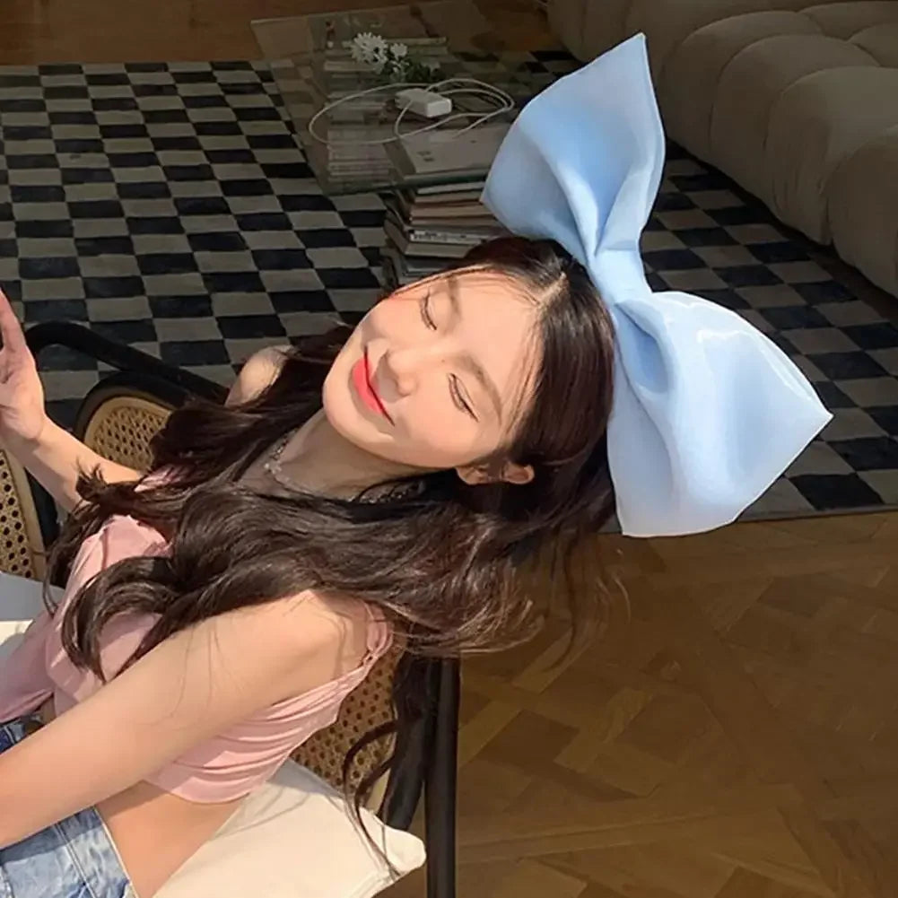 Pink Black big Bow Knot Hairbands Hairpin for Women Girls Hair Accessories Hair Band Ties Headbands for Children Headdress