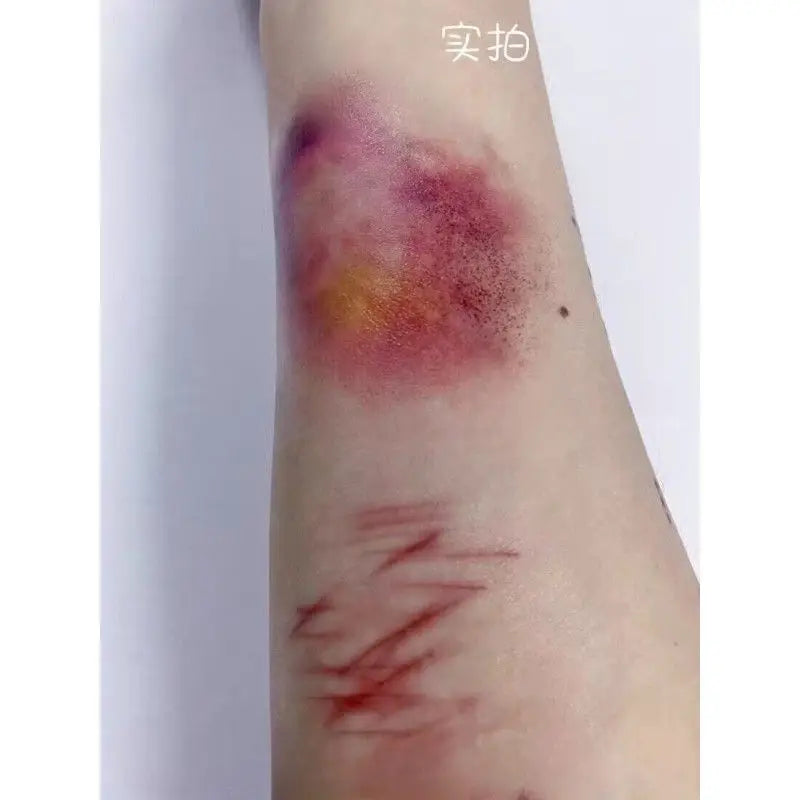 Halloween Wound Bruising Temporary Tattoos for Women Man Arm Cosplay Waterproof Tattoo Stickers Art Lasting Punk Fake Tattoo