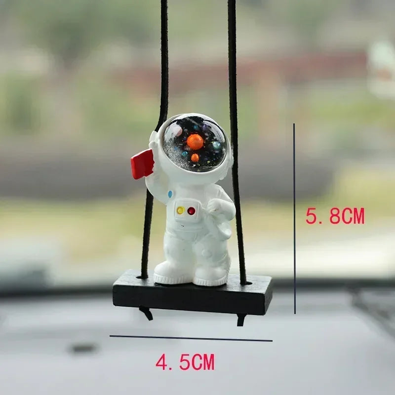 Car Accessories Interior Fun Ornaments Adorn Decors Car Decoration Creative Astronaut Pendant