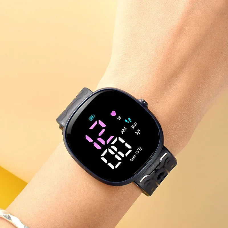 New LED Student Electronic Watch Children Wrist Watch Sports Waterproof Children's Digital Watch kids