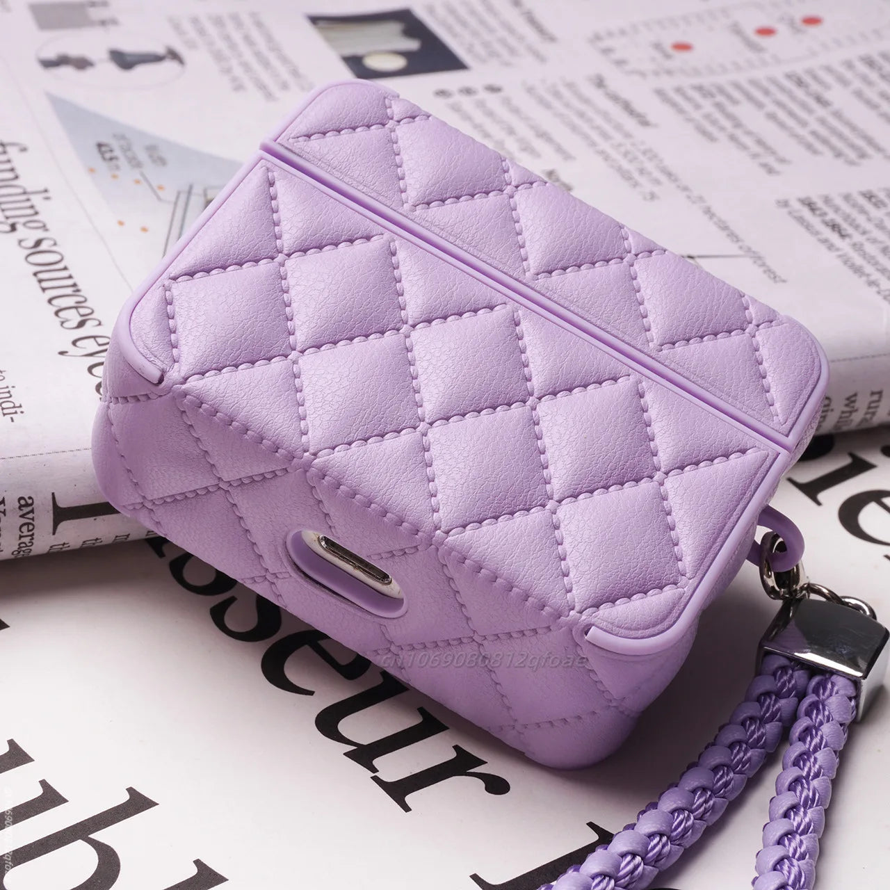 Airpod Pro 2 Leather Case Cover with keychian luxury Earphone Case For apple air pods pro 1 2 3  case for airpod pro 2 cover