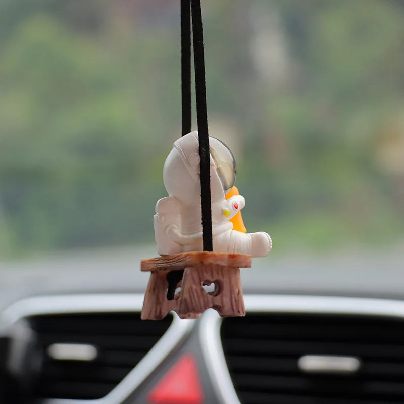 Car Accessories Interior Fun Ornaments Adorn Decors Car Decoration Creative Astronaut Pendant