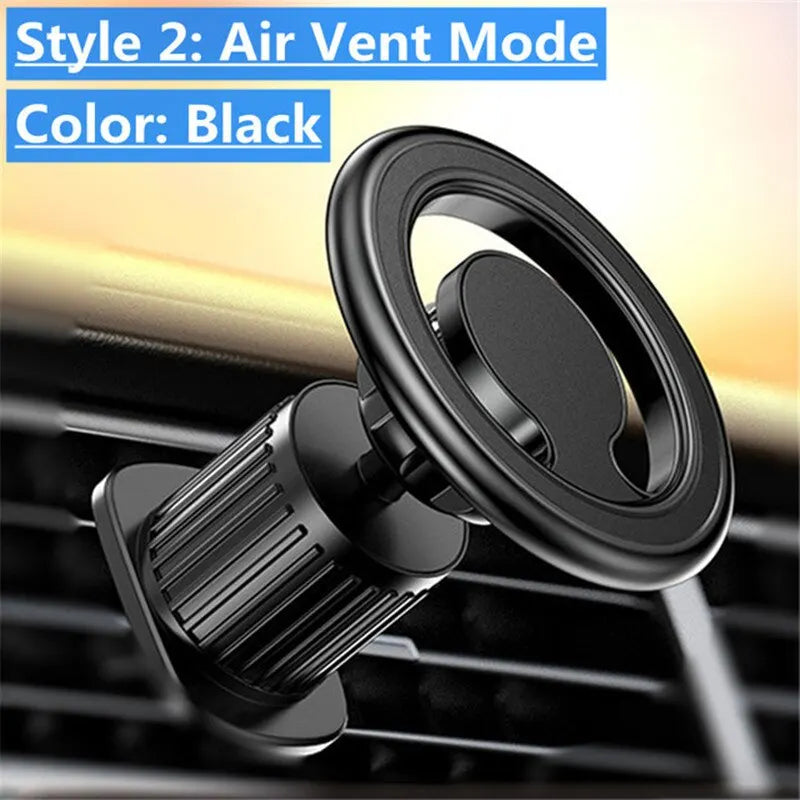 Strong Magnet Car Air Vent Phone Holder for Magsafe Accessories Stand Magnetic Car Dashboard Support for iPhone 15 14 13 12 Pro