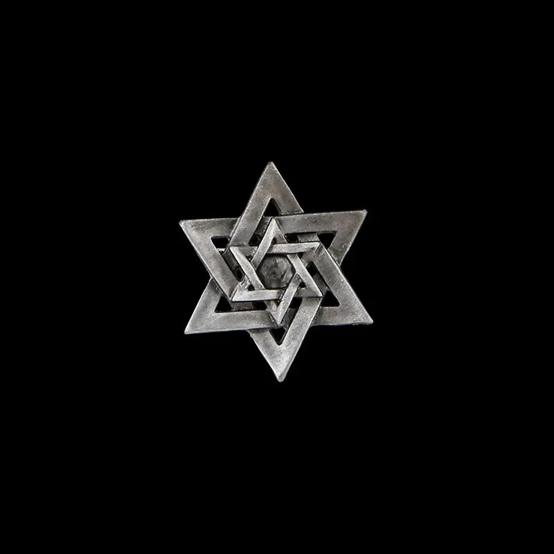 Vintage Norse Mythology Iceland Norse Shield Brooch Medieval Clothing Fastener Clothes Scarf Cloak Jewelry for Men Women