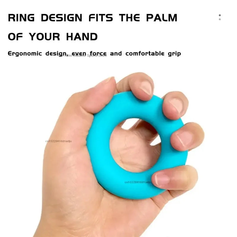 Silicone Hand Grip 30-60LB Gripping Ring Finger Forearm Trainer Carpal Expander Muscle Workout Exercise Gym Fitness