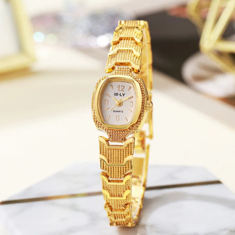 luxury women gold watch fashion ladies Quartz Wristwatches
