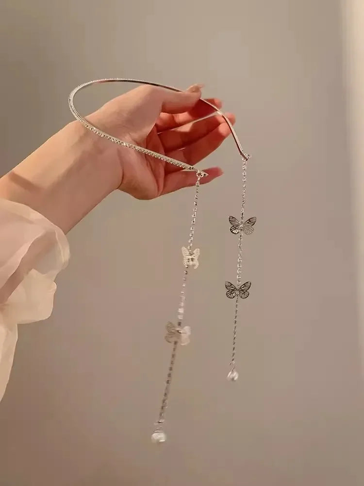 Shiny Rhinestone English Letters Happy Birthday Headband for Women Zinc Alloy Material  Party Jewelry Popular Hair Accessory