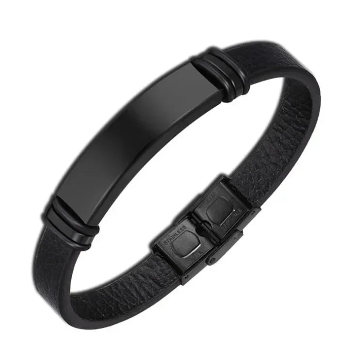 Fashion Star of David Multilayer Leather Braided Bracelet with Magnetic Clasp Men\\\\'s Vintage Judaica Amulet Jewelry