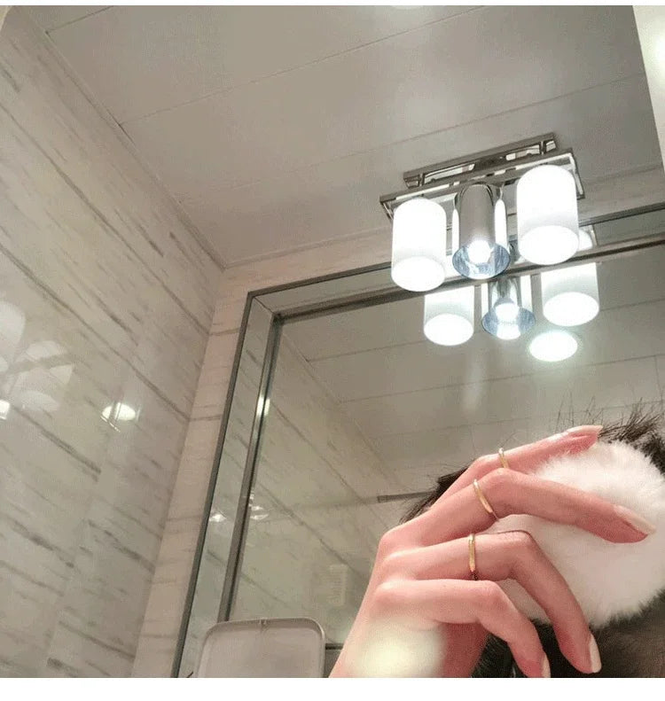 Titanium Steel 18K Gold Plated Joint Thin Woman Plain Ring Folded With Index Finger Pinky Tail Ring Jewelry