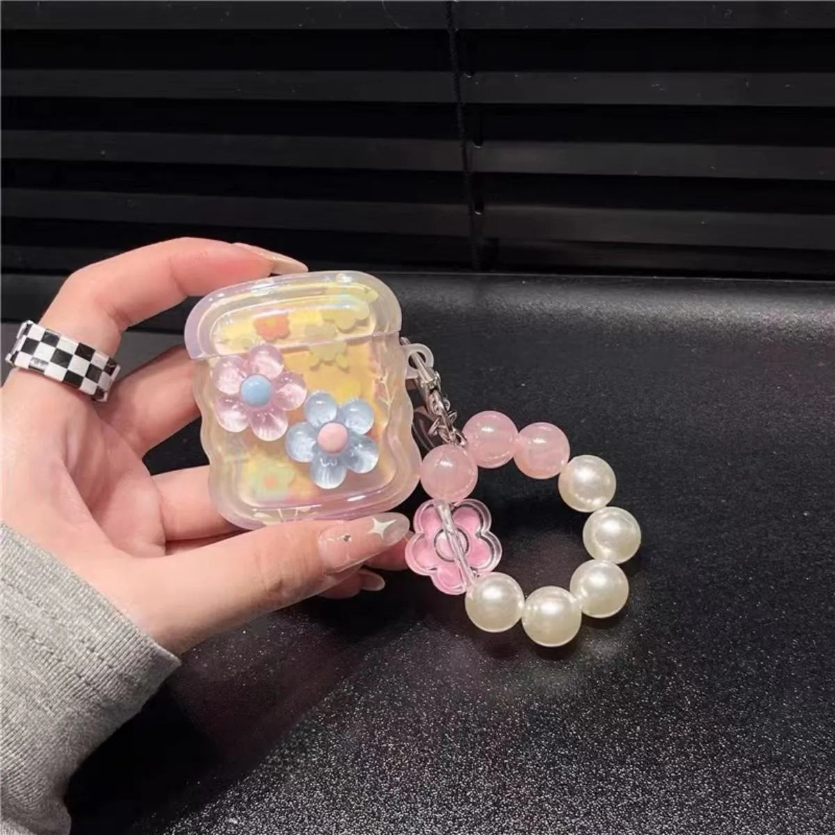 Flower Silicone Soft Shockproof Bracelet Love ins Cute Wireless Bluetooth Earphone Case For Apple Airpods Pro 2nd 3 2 1 Capa