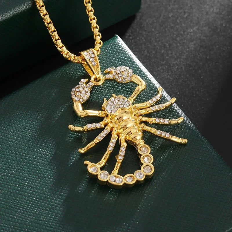 Classic Fashion Punk High Quality Metal Male and Female Hip-hop Pendant Necklace Slip Chain Jewelry