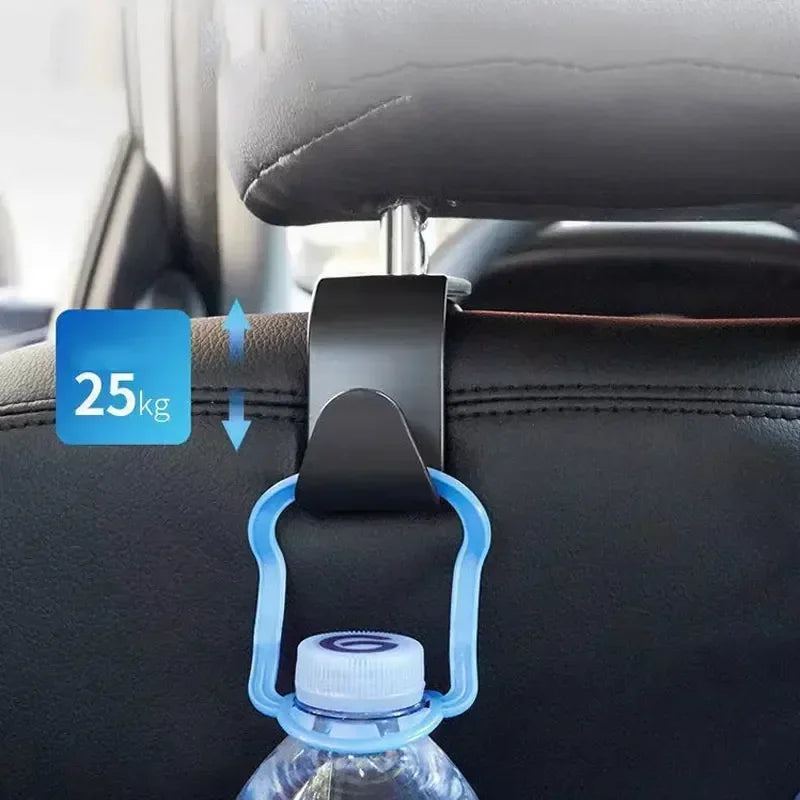 2pcs Headrest Mount Storage Car Seat Back Hooks Hangers Universal Hooks