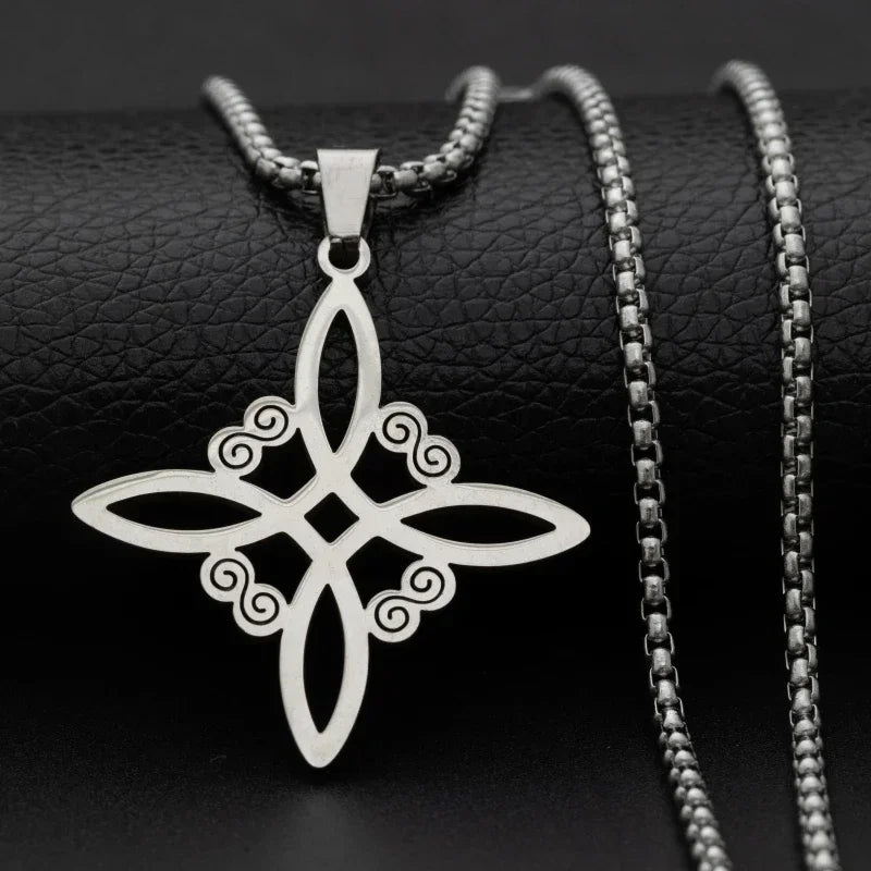 Cool Titanium Steel Dumbbell Pendant Necklace Barbell Fitness Pendant Men and Women Leisure Sports Punk Jewelry