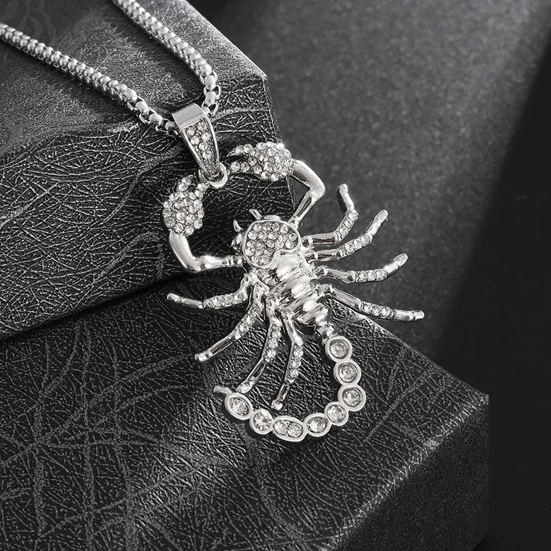Classic Fashion Punk High Quality Metal Male and Female Hip-hop Pendant Necklace Slip Chain Jewelry