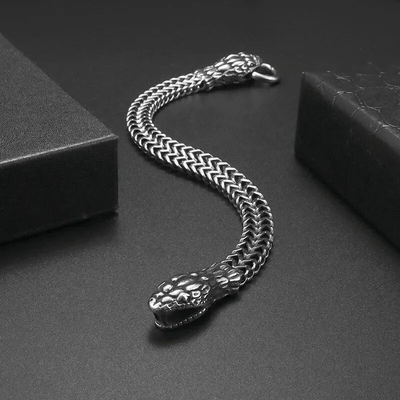 Fashion Braided Stainless Steel Bracelet Men\'s  Armband Nordic Bracelet Biker Riding Rock Party Jewelry
