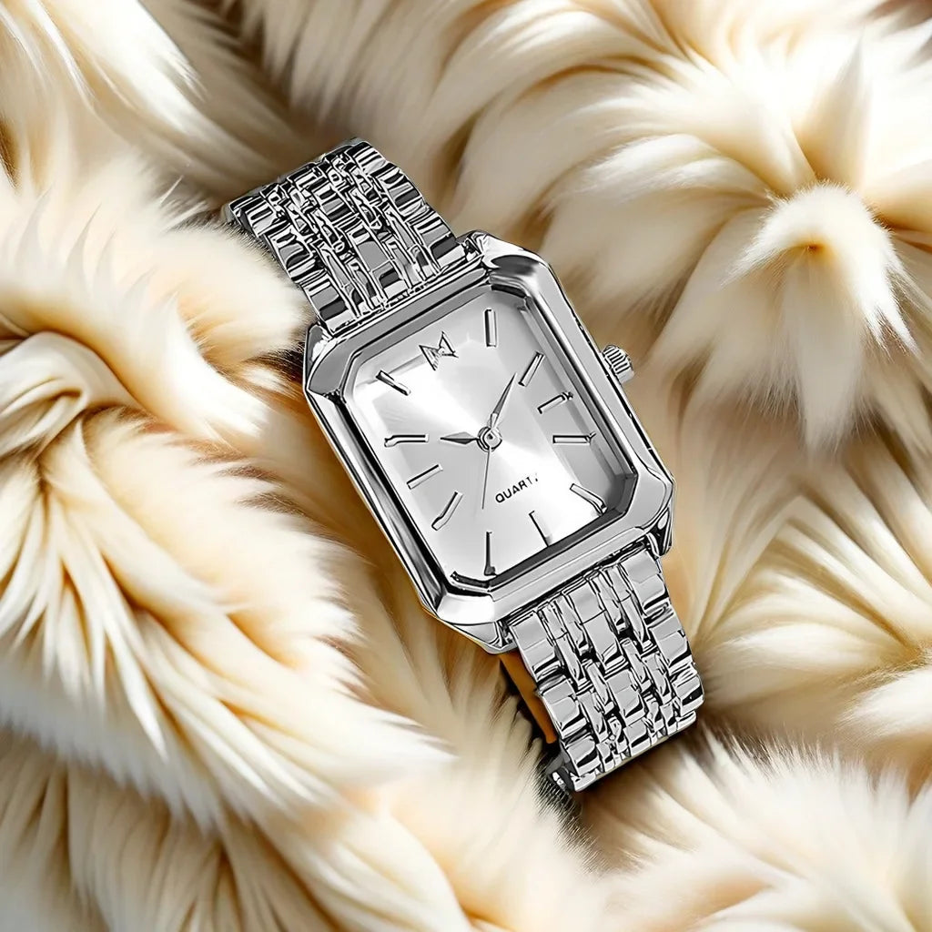 Brand Ladies Quartz Watch Steel Strap Luxury Fashion Wristwatches for Women Female Roman Scale Clock Dropshipping Reloj Mujer