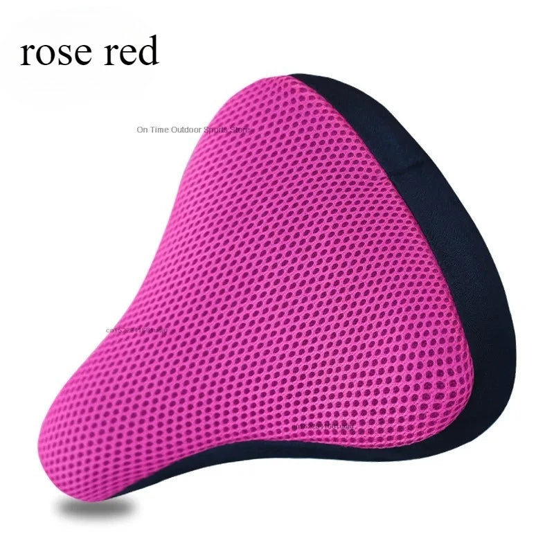 New 3D Soft Bicycle Saddle Bike Seat Cover Cycling Silicone Seat Cushion Cycling Breathable Saddle Comfortable Bicycle Bike