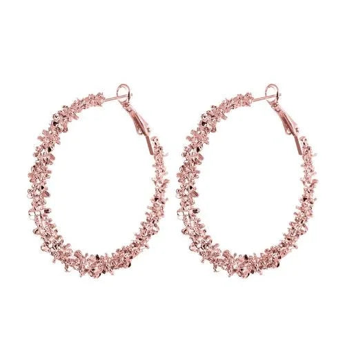 Minimalist  Metal Hoop Earring for Woman Trendy Round Circle Statement Earrings Brincos  Party Jewelry