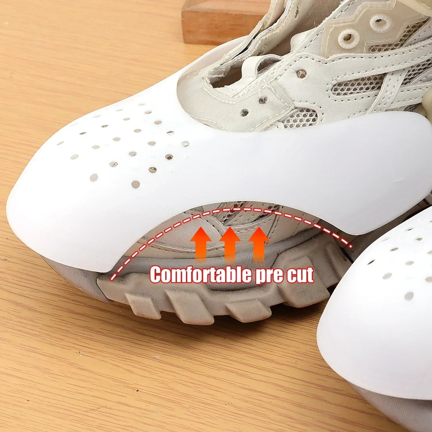 5Pairs Anti Crease Shoe Head Protector for Casual Sneaker Anti Wrinkle Shoe Toe Caps Support Stretcher Expander Shoes Protection