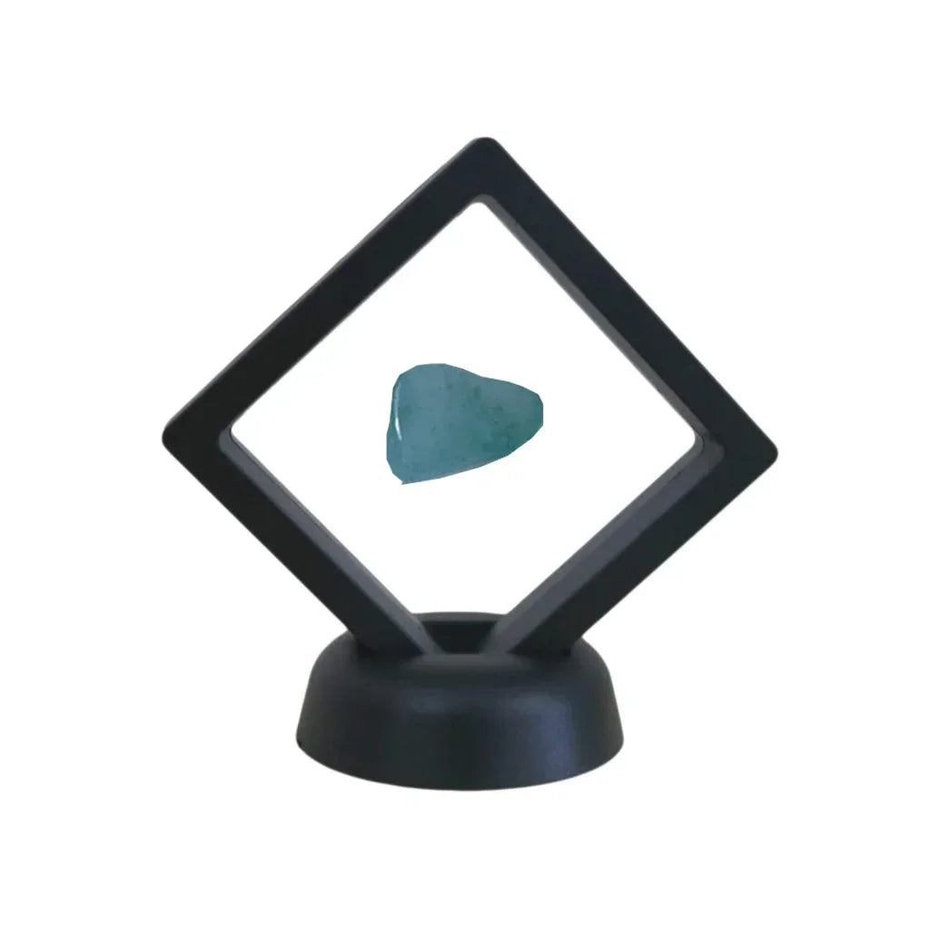 3D Floating Coin Display Frame 7CM Dust-proof Badge Ring PE Film Gemstone Medal Storage Box Small Doll Stamp Earring Jewelry Box