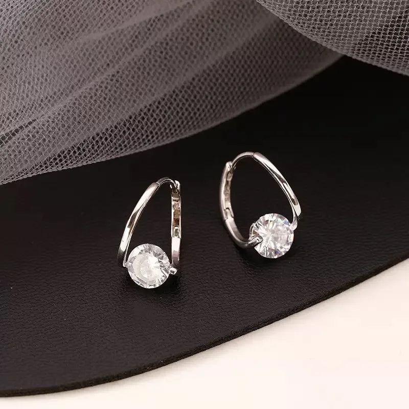 New Cat's Eye Fashion Geometric Earrings for Women Temperament Drop Earrings Girl Gift Earring Wedding Party Jewelry Gift