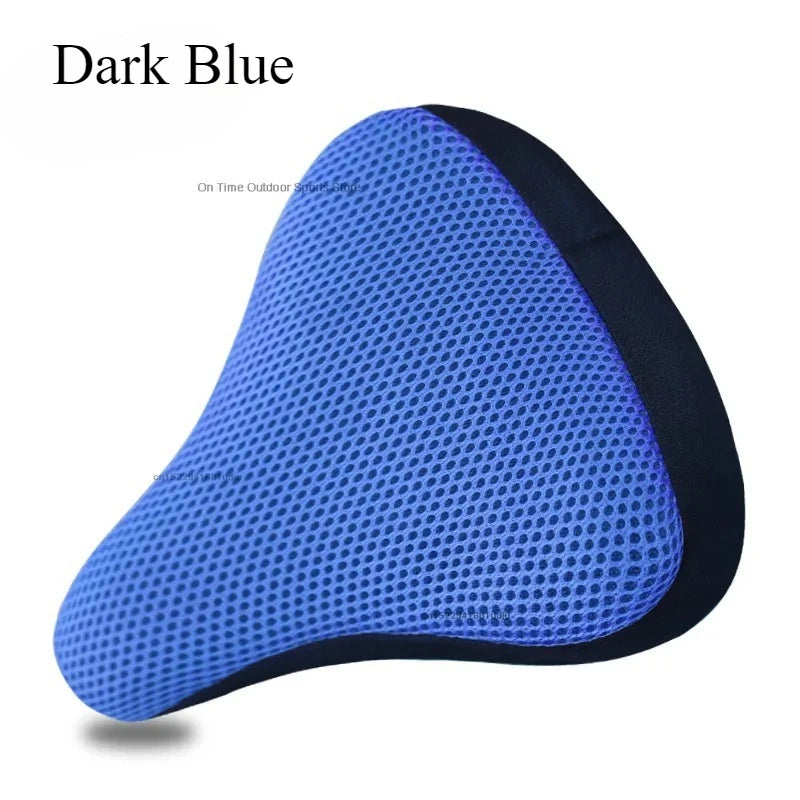 New 3D Soft Bicycle Saddle Bike Seat Cover Cycling Silicone Seat Cushion Cycling Breathable Saddle Comfortable Bicycle Bike