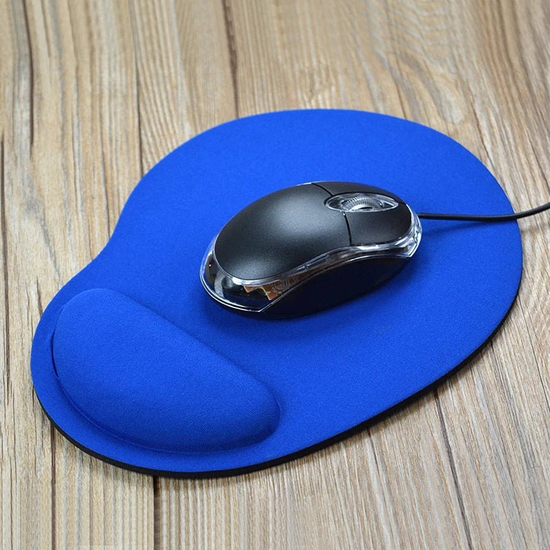 Ergonomic Wrist Rest Mouse Solid Color EVA Pad Comfortable Wrist Support Non Slip Mice Mat Soft Mousepad For PC Laptop Computer