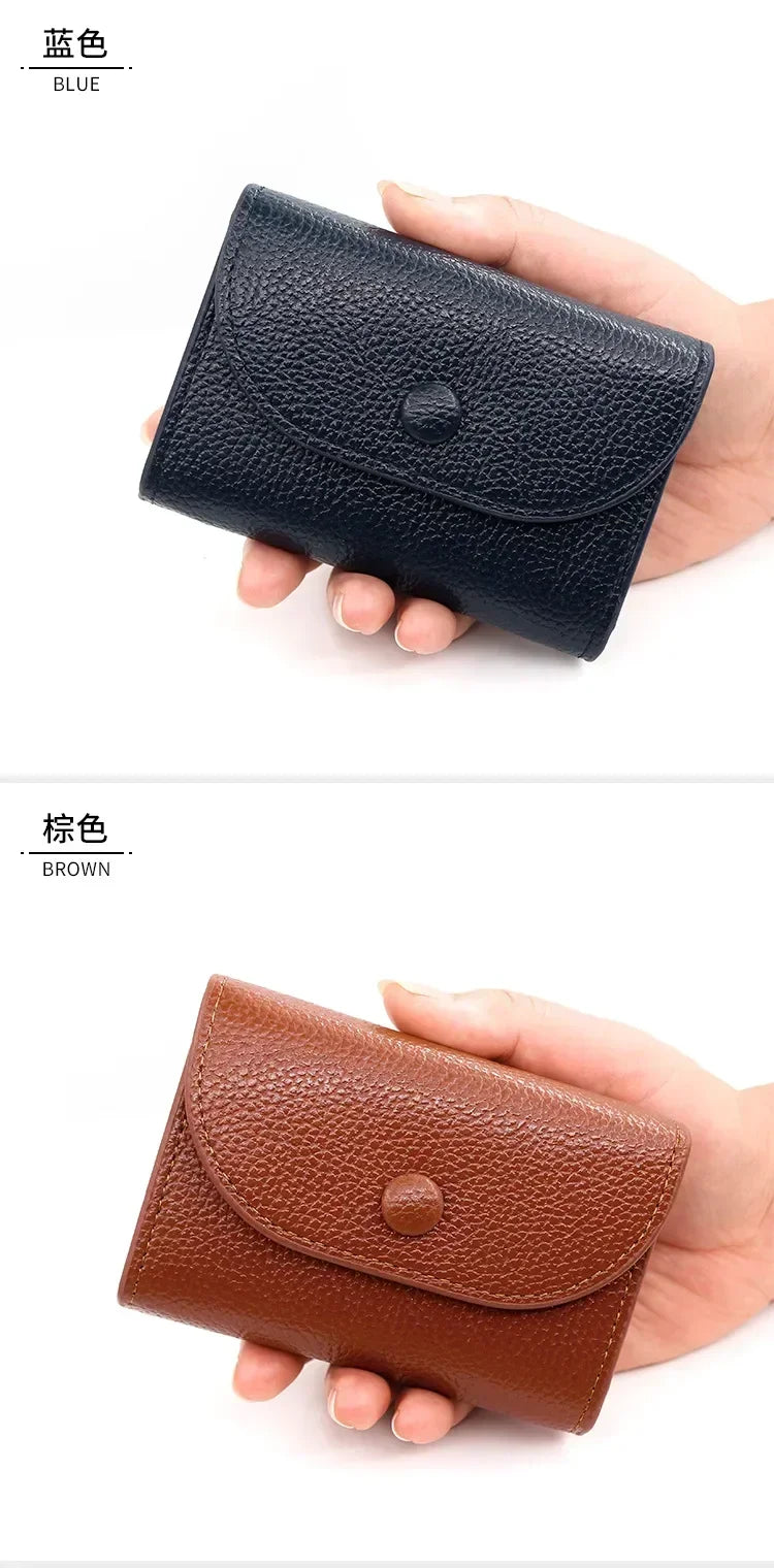 1PC Practical Women's Small Card Wallet Simple and Fashionable Small Card Bag School Girls' Coin Wallet Key Storage Bag