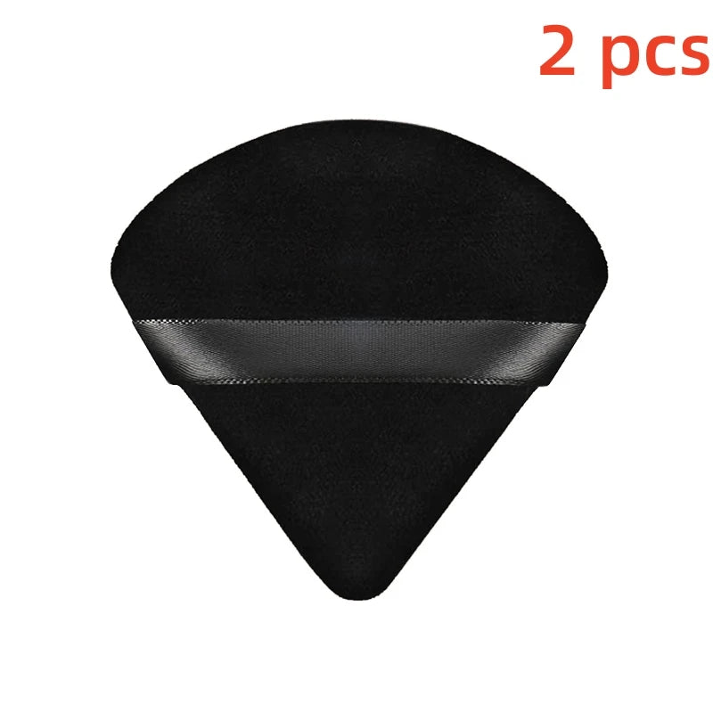 Triangle Powder Puff Soft Makeup Sponge for Face Make Up Eyes Contouring Shadow Cosmetic Washable Mini Velvet Foundation Puff