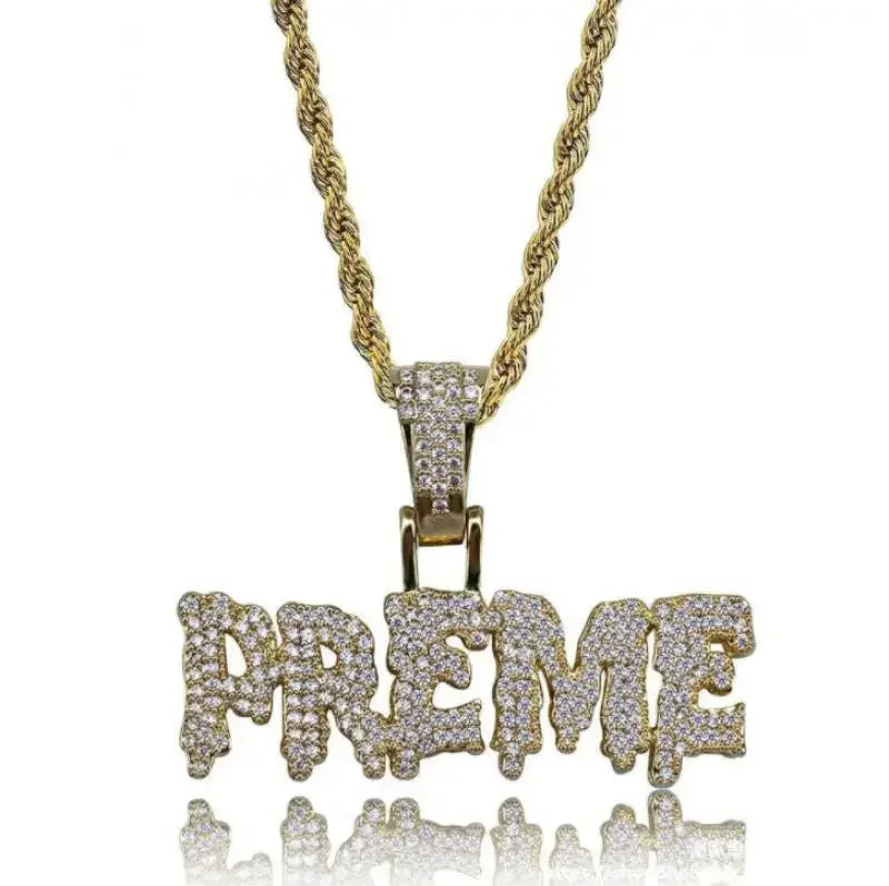Classic Fashion Punk High Quality Metal Male and Female Hip-hop Pendant Necklace Slip Chain Jewelry