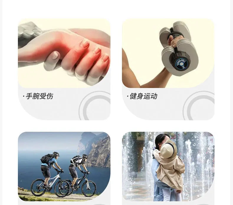 1/2PCS  Wrist Guard Band Brace Support Carpal Tunnel Sprains Strain Gym Strap Sports Pain Relief Wrap Bandage Protective Gear