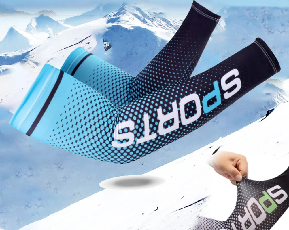 Gloves Sun UV Protection Hand Protector Cover Arm Sleeves Ice Silk Sunscreen Sleeves Outdoor Arm Cool Sport Cycling Sleeves