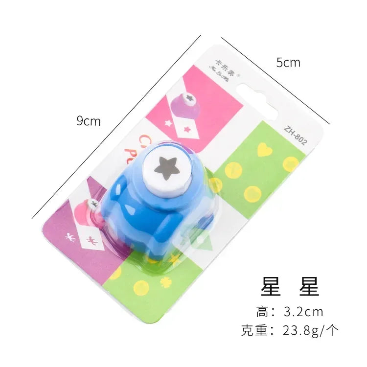 1Pc Mini Paper Punches DIY Crafts Tool Embossing Punches Kindergarten Handmade Hole Puncher For Scrapbooking Gift Card