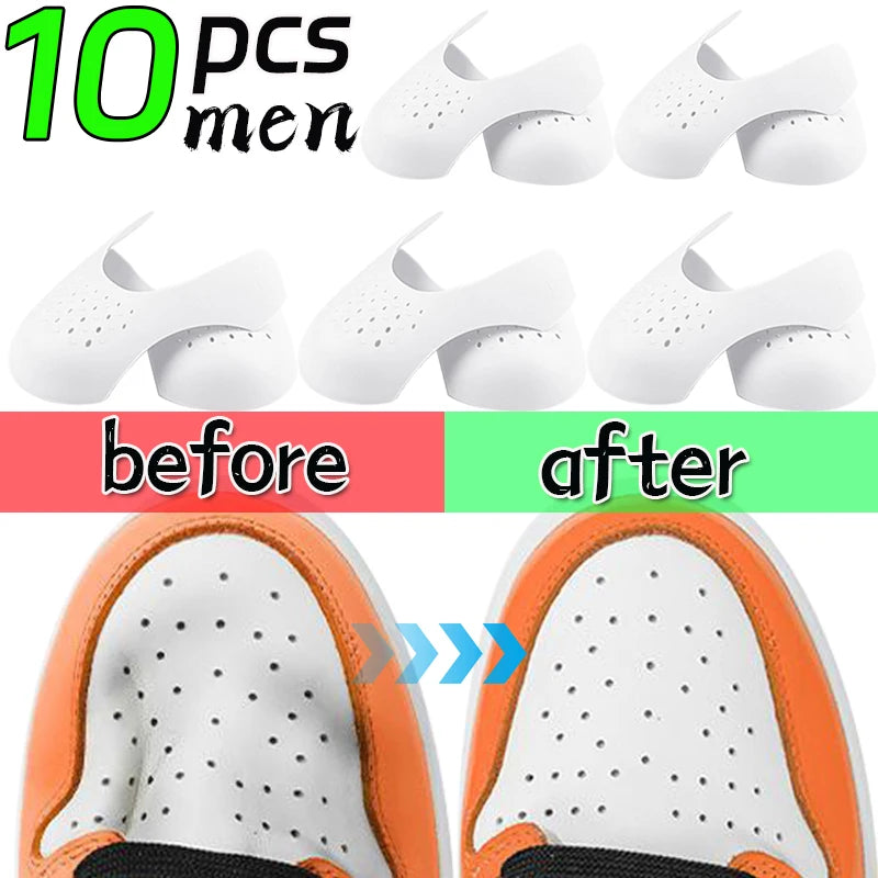 5Pairs Anti Crease Shoe Head Protector for Casual Sneaker Anti Wrinkle Shoe Toe Caps Support Stretcher Expander Shoes Protection