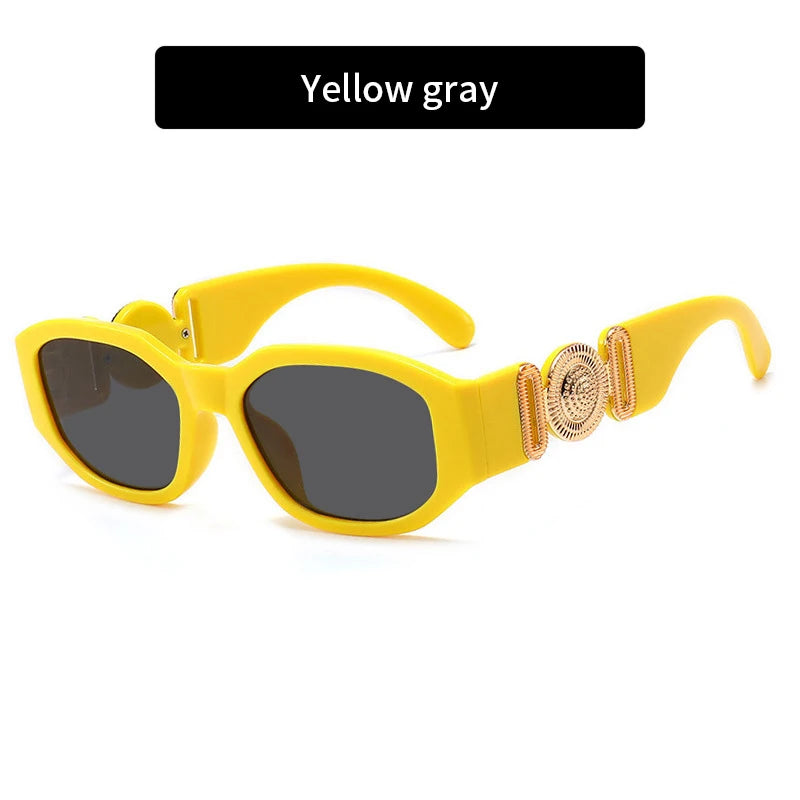 Vintage Square Sunglasses Women Men Luxury Brand Designer Sun Glasses Travel Shades Retro Eyewear UV400 Zonnebril Voor Mannen