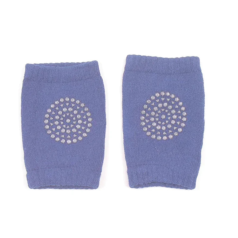 Infant Knee Pads Plain Color Glue Point Anti-Slip Children Knee Breathable Movement Summer Baby Crawling Elbow Pads