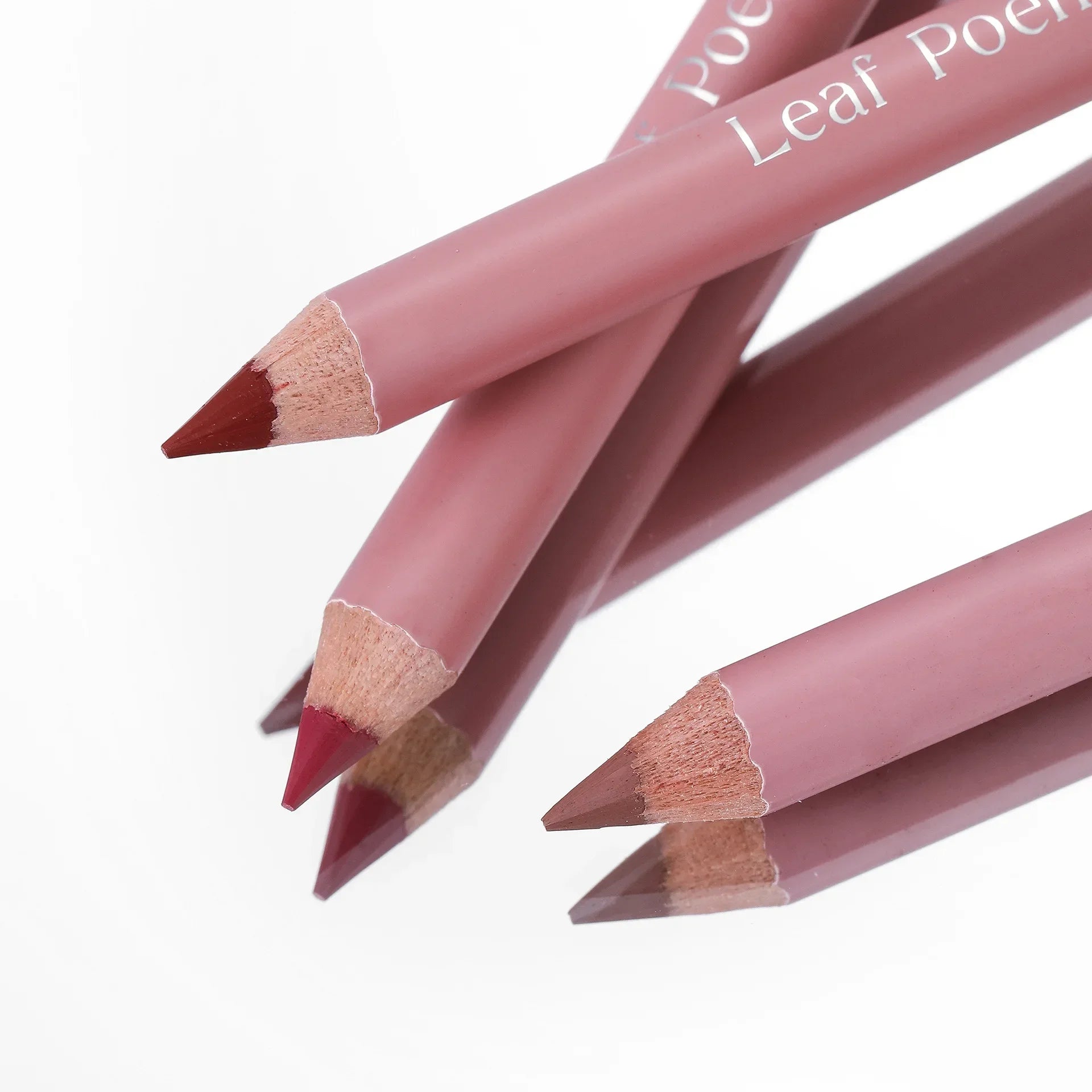 Nude Matte Lipstick Pencil Lipliner 12 Colors Waterproof Lip Liner Outline Lips Contour Makeup Matte Red Lipsticks Pen Cosmetics