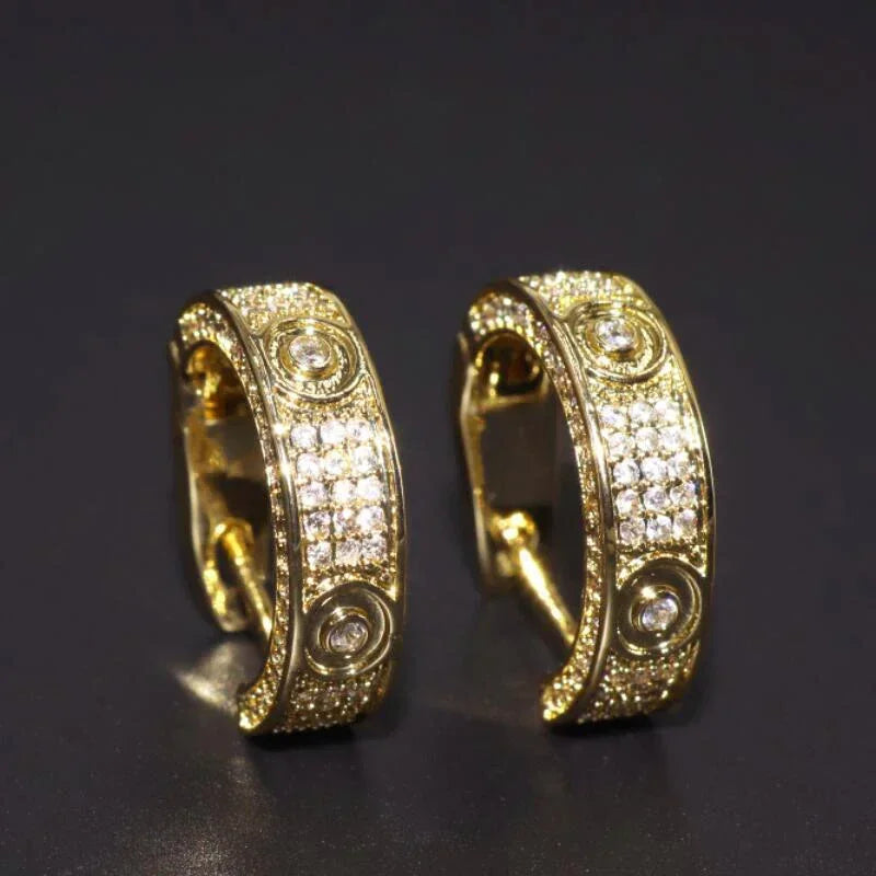 Fashion Personality Creative Snake Winding Plant Vine Hoop Earrings for Men Women Daily Wear Hypoallergenic Luxury Jewelry