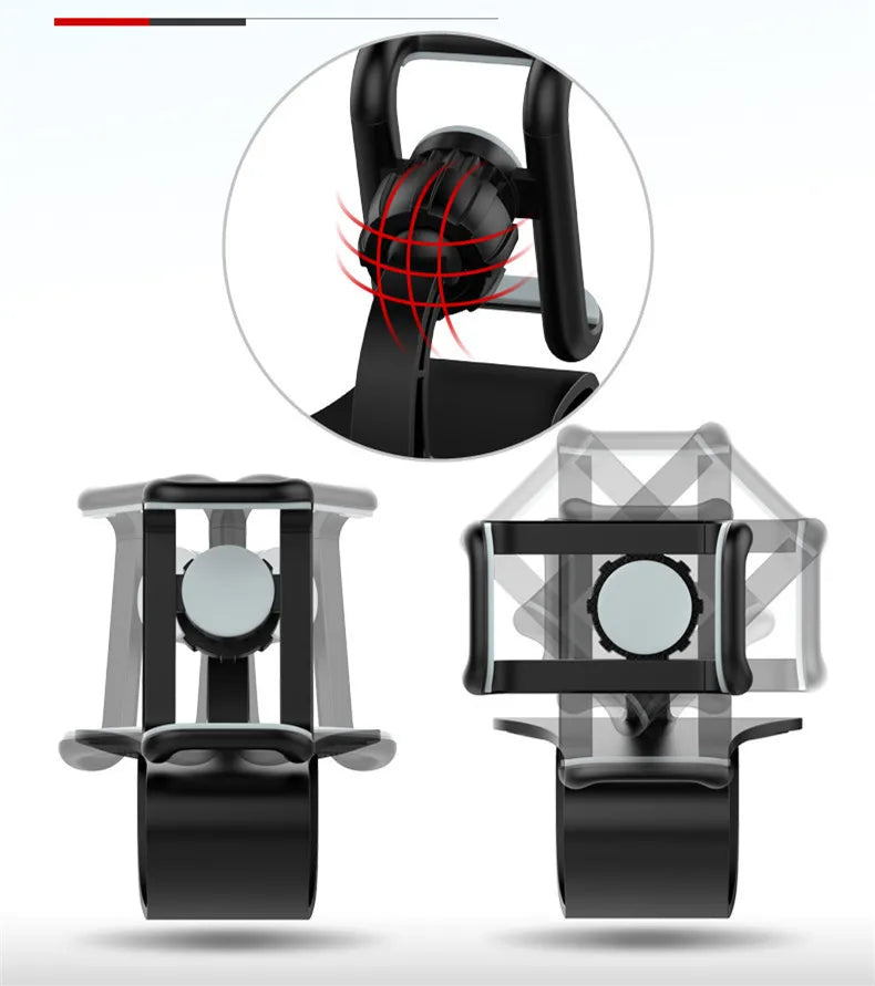 360° Rotatable Car Phone Holder Universal Smartphone Stands Car Rack Dashboard Support for Auto Grip Mobile Phone Fixed Bracket