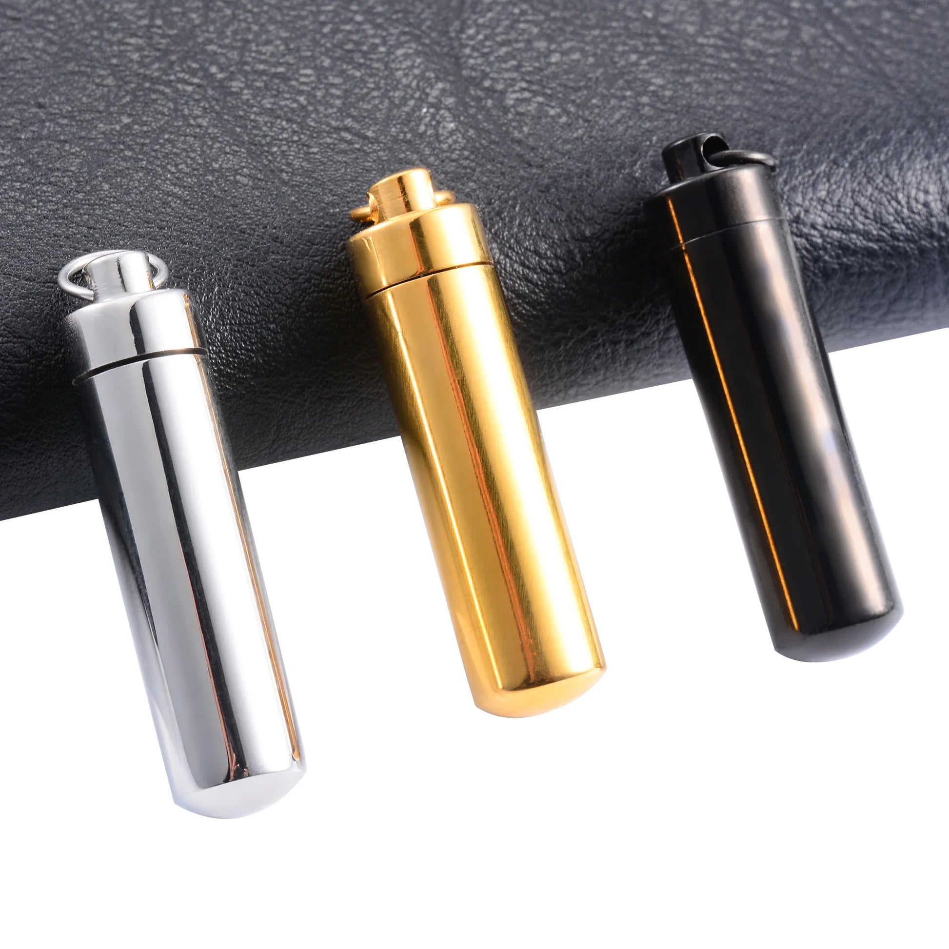 Keepsake Stainless Steel Cylinder Urn Pendant for Pet Ashes Necklace Chain Choker Charms Funeral Cremation Jewelry Accessories