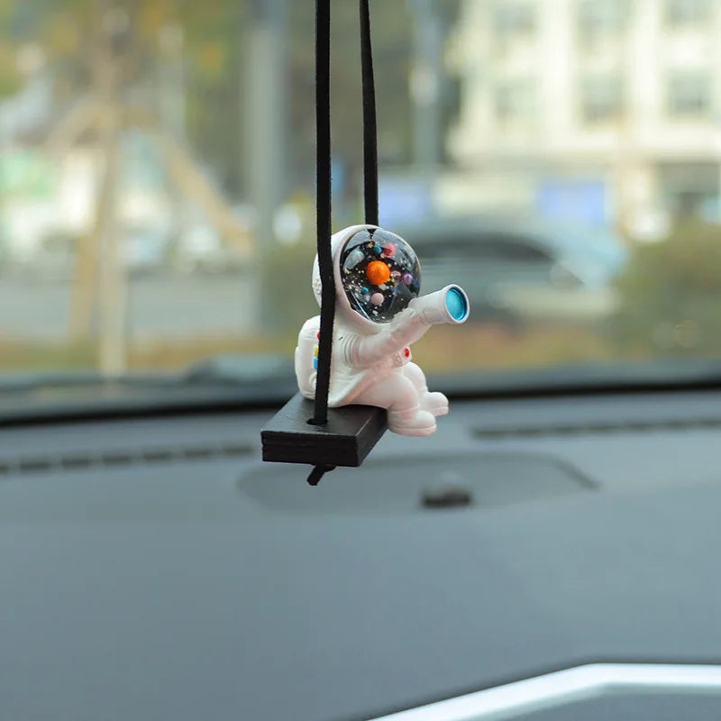 Car Accessories Interior Fun Ornaments Adorn Decors Car Decoration Creative Astronaut Pendant