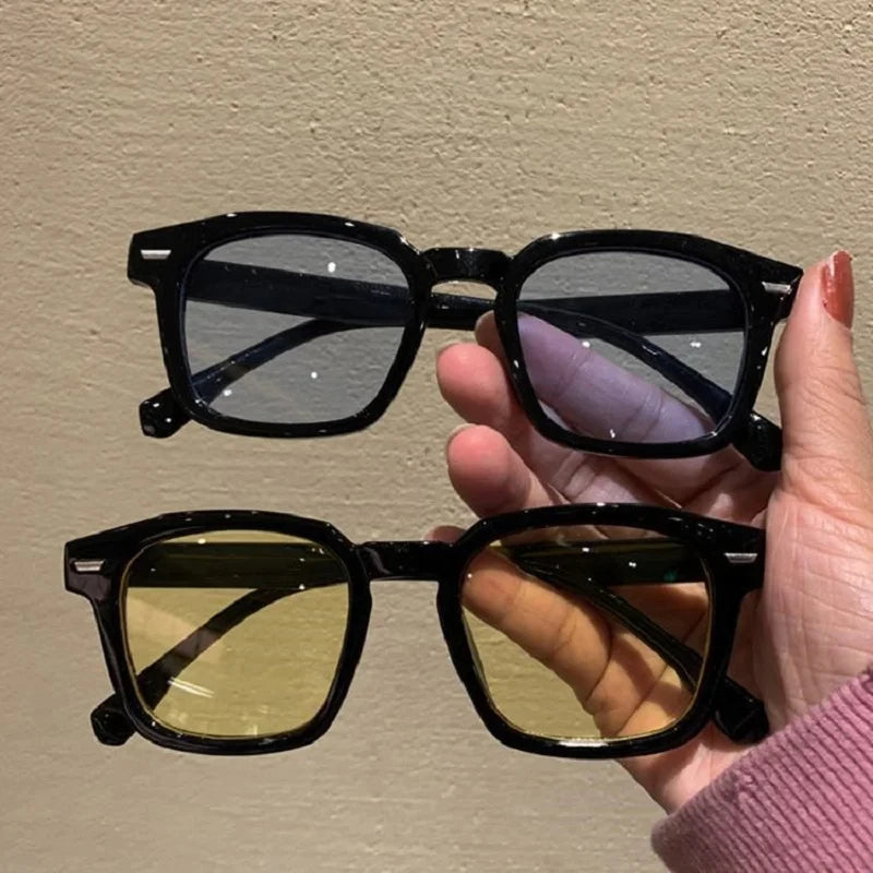 Vintage Sunglasses  Unisex Rectangle Fashion Design Retro Sun Glasses Female Lady Eyeglass Cat Eye Casual Goggles 2023 New