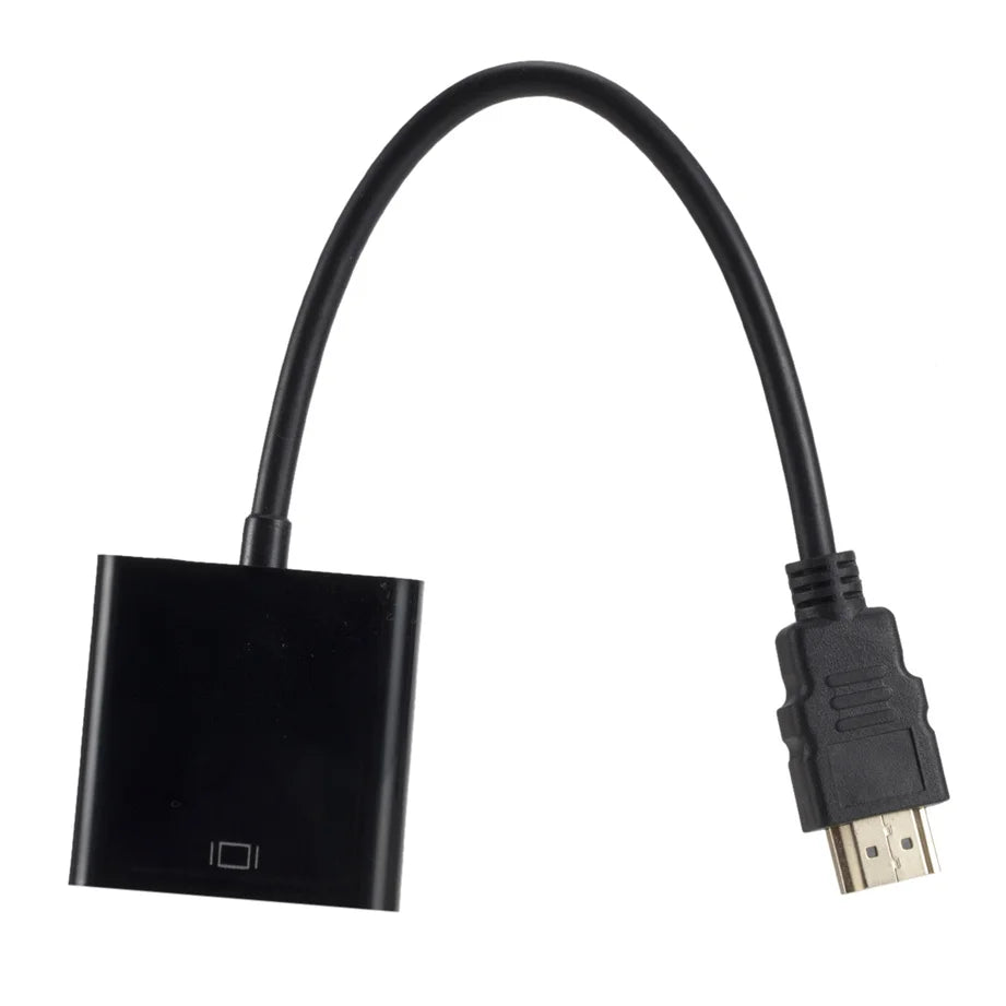HDMI-compatible To VGA Cable Converter Full HD 1080P HDMI Male To VGA Female Adapter for Laptop PC HDTV Projector Tablet Monitor