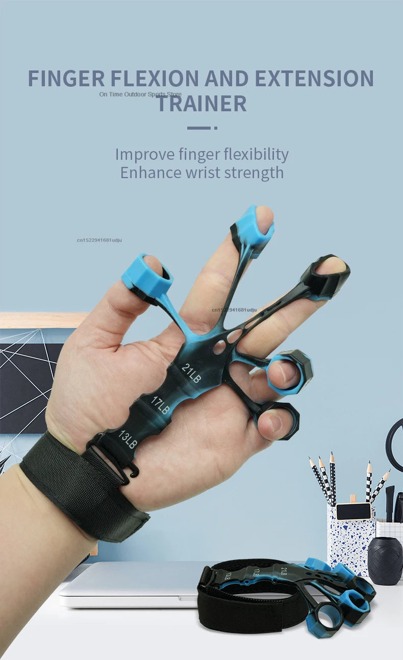 Hand Grip Strengthener Physical Tools Guitar Finger Trainer Training and Exercise Gym Arthritis Grip Trainer Hand Expander Grips