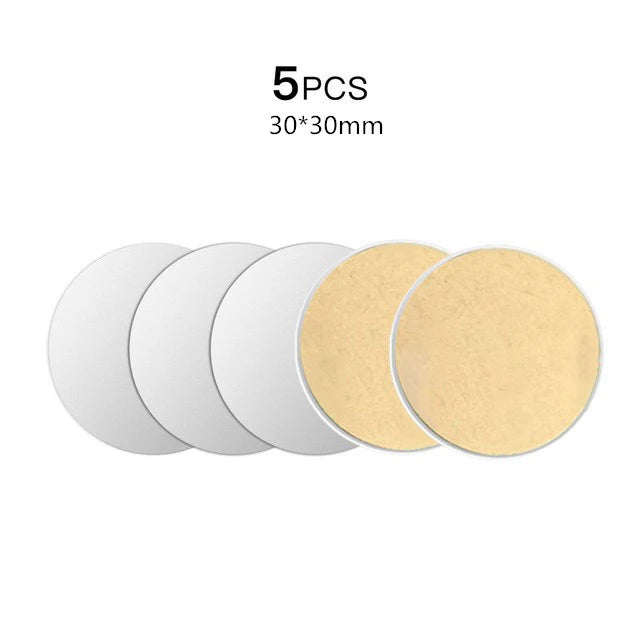 Magnetic Metal Plate for Car Phone Holder Stand Round Square Sticker iron Sheet for Cellphone Tablet Magnet Disk Desk Car Stand