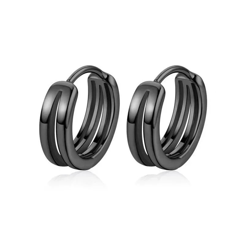 Fashion Personality Creative Snake Winding Plant Vine Hoop Earrings for Men Women Daily Wear Hypoallergenic Luxury Jewelry