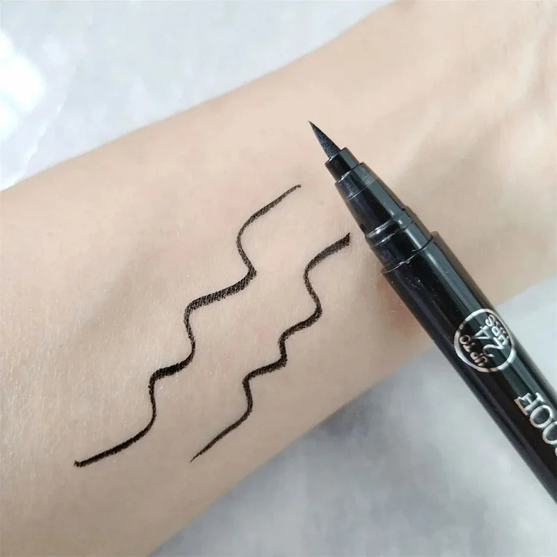 QuickDry Eyeliner Pencil Makeup Long Lasting Smooth Matte Eye Liner Waterproof Anti Smudge Liquid Eyeliner Pen Eyes Cosmetics