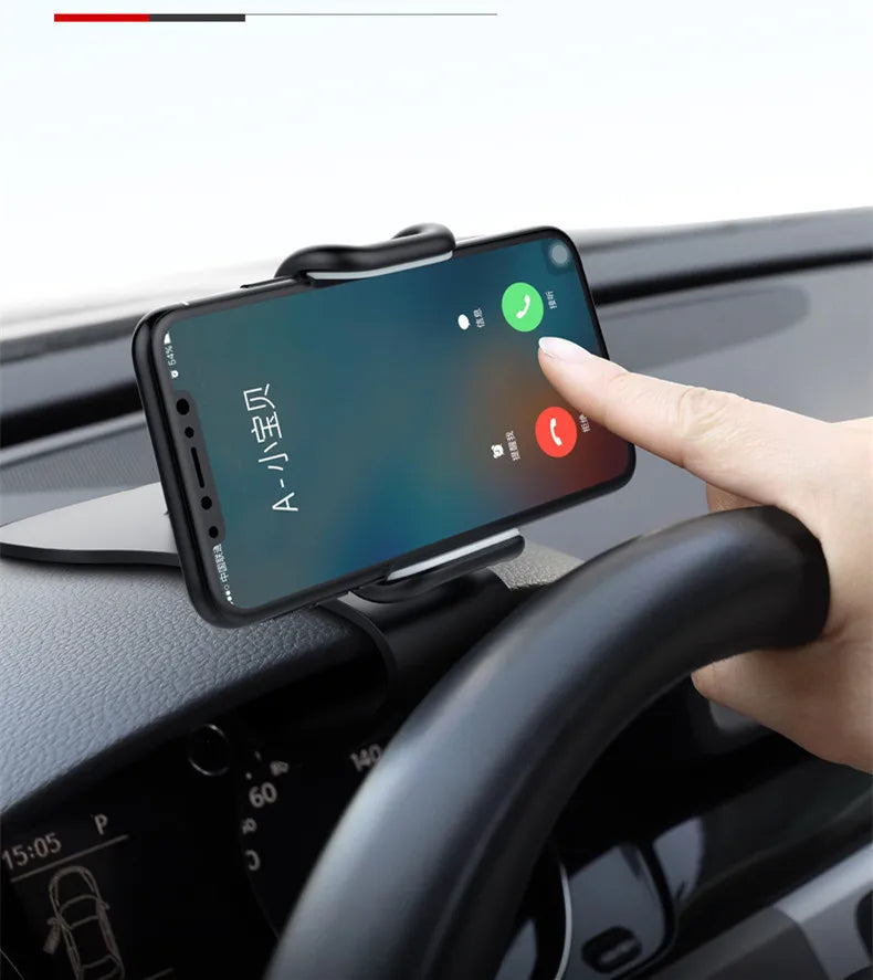 360° Rotatable Car Phone Holder Universal Smartphone Stands Car Rack Dashboard Support for Auto Grip Mobile Phone Fixed Bracket
