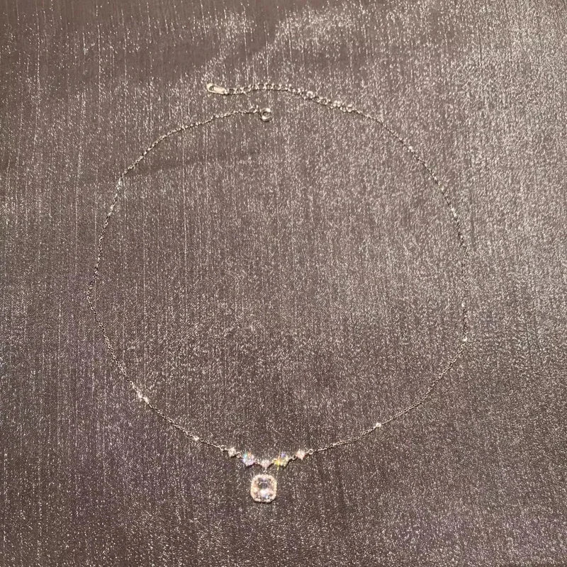 Zircon Pendants Necklaces For Girl Luxury Fine Jewelry Gift Female Wedding Gift Wholesale